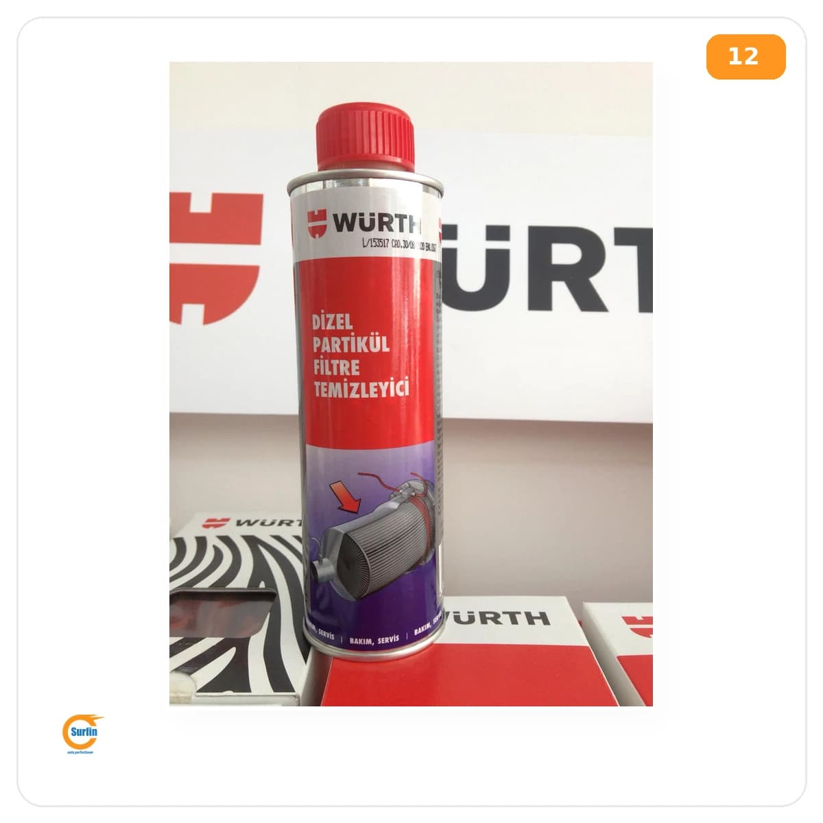 Würth dizel partikül filtre temizleyici DPF katkısı