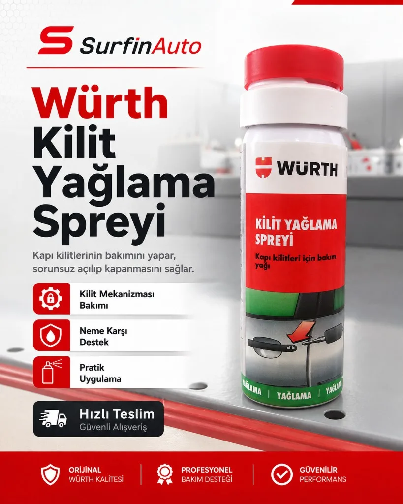 Würth Kilit Silindiri Yağlama Spreyi 50 ml