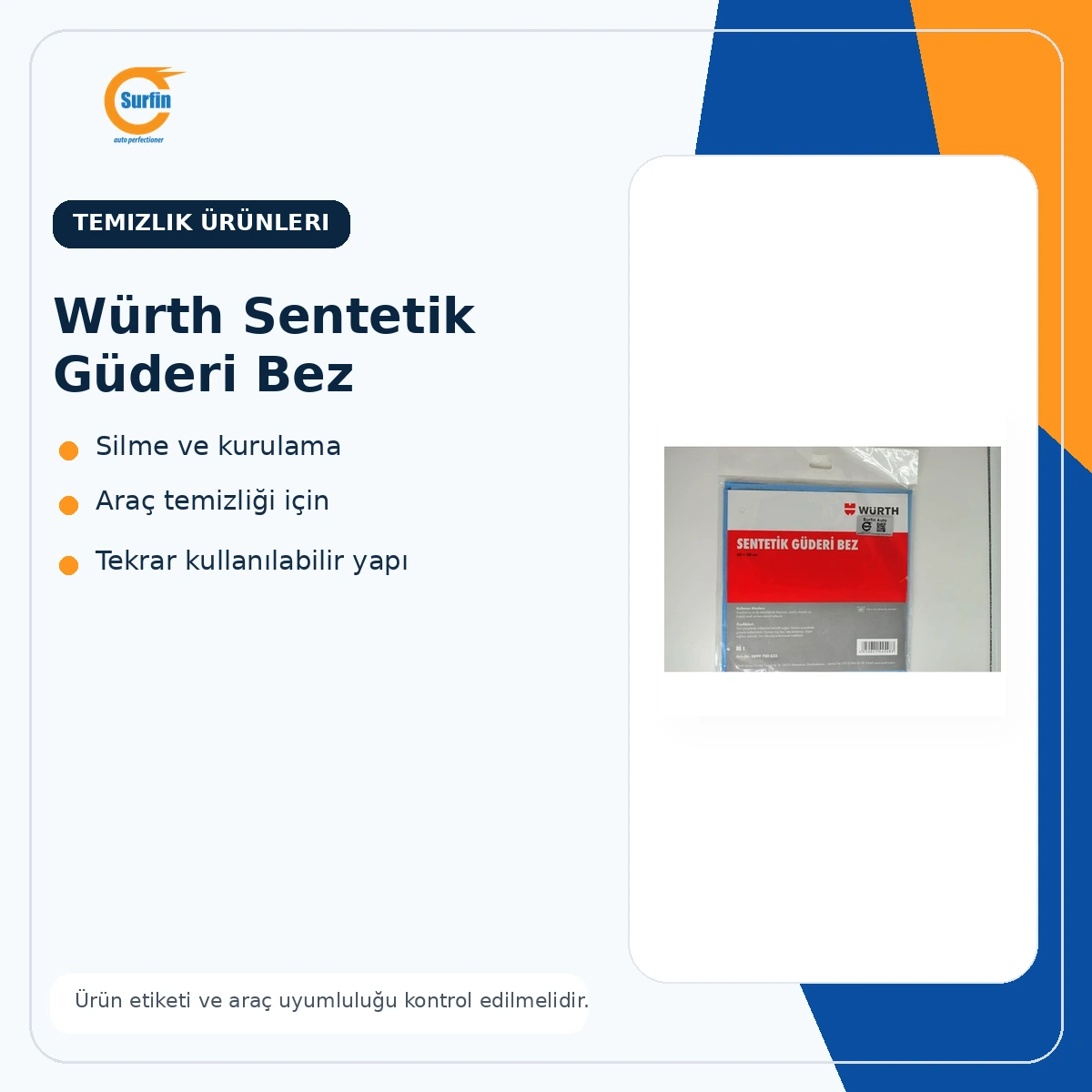 Würth güderi bez ürün görseli